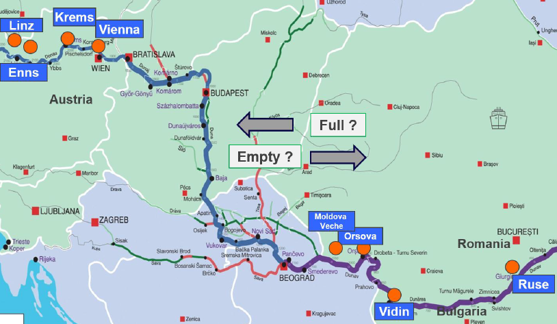 D3.4 - Avoiding empty export loads on an existing Danube waterway service